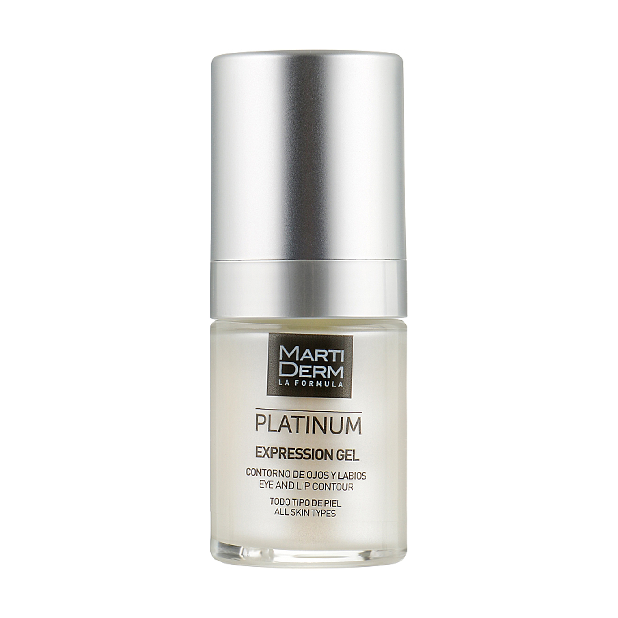 Гель для контуру очей і губ MartiDerm Platinum Expression Gel Eye and Lips, 15 мл