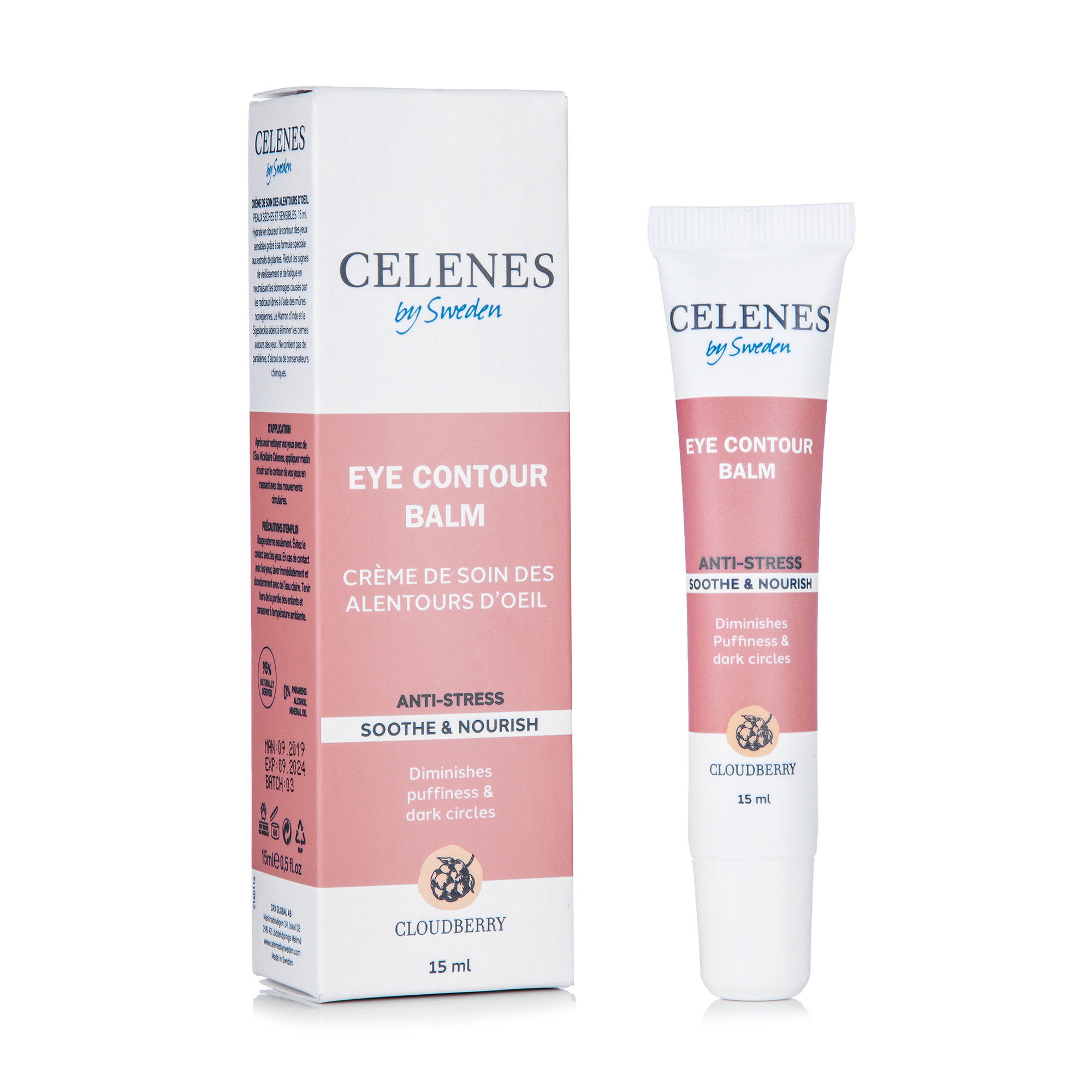 Уцінка! Крем для контуру очей Celenes Cloudberry з морошкою, 15 мл